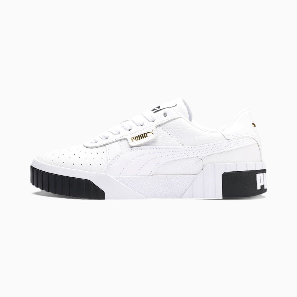 Puma Cali Női Sportcipő - Fehér/Fekete ( Hungary - JGYQP5072 )
